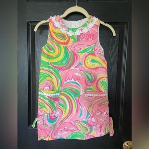 Girls Lilly Pulitzer shift dress, size 8